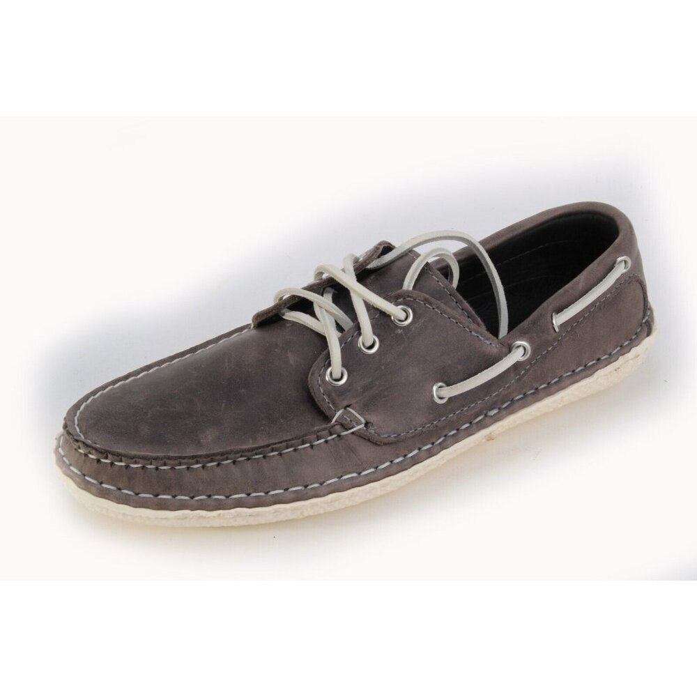 Quoddy Boat Moc II Moccasins Shoes Mens Gray Sz 11 D